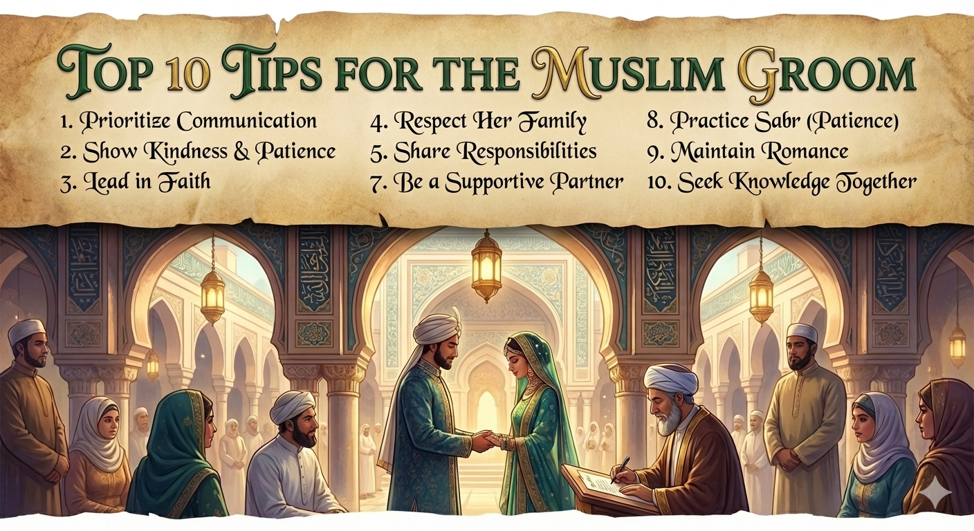 Top 10 Tips for the Muslim Groom